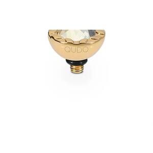 NEW QUDO women's melara ring topper in golden shadow